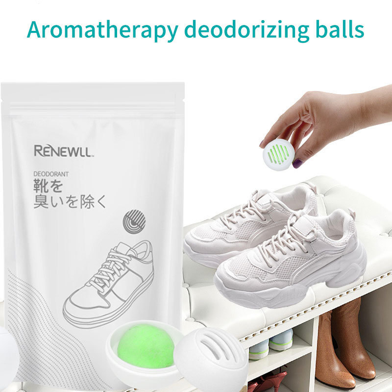 Portable Long-Lasting Shoe Odor Eliminator Ball-Shaped Deodorizer for Shoes & Socks