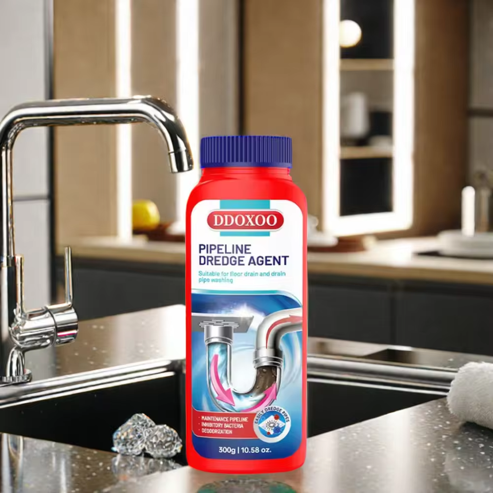 Kitchen Bathroom Cleaner Toilet Cleaning Sink Drain Pipe Dissolving Sewer Kitchen Toilet Hair Deodorizer