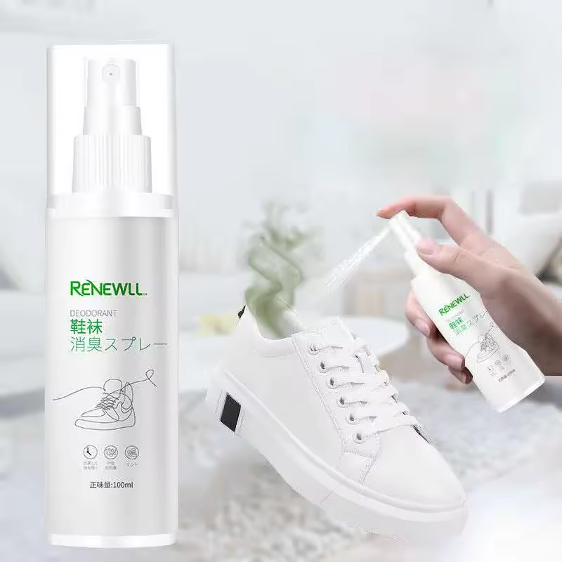 Top selling 100ml odor removing liquid for shoes socks spray shoe deodorant foot odor deodorant