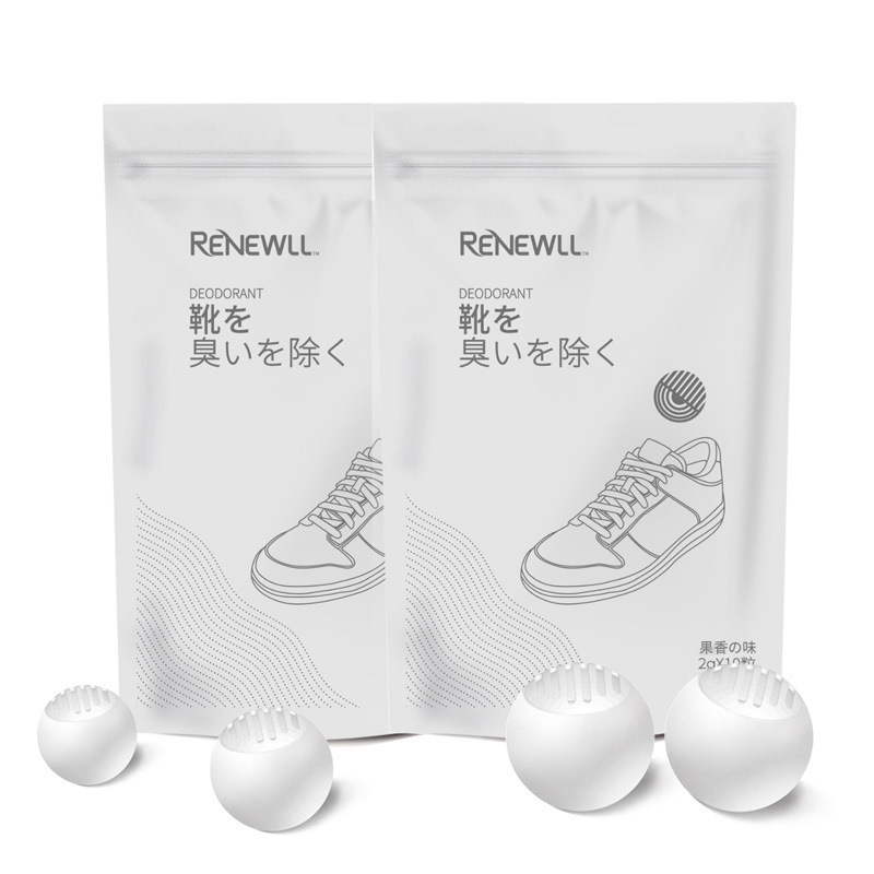 Portable Long-Lasting Shoe Odor Eliminator Ball-Shaped Deodorizer for Shoes & Socks