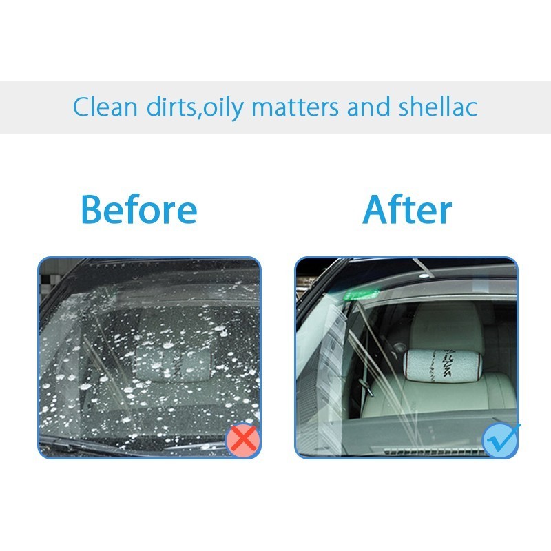 1pc = 4LCar Windscreen Cleaner Tablets Car Glass Cleaner Solid Effervescent Tablet Car Windshield Cleaner(1pc=1 Tablet)