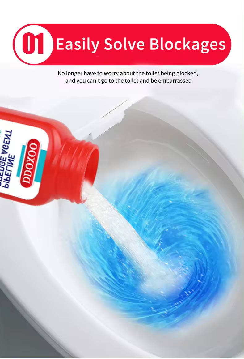 Kitchen Bathroom Cleaner Toilet Cleaning Sink Drain Pipe Dissolving Sewer Kitchen Toilet Hair Deodorizer