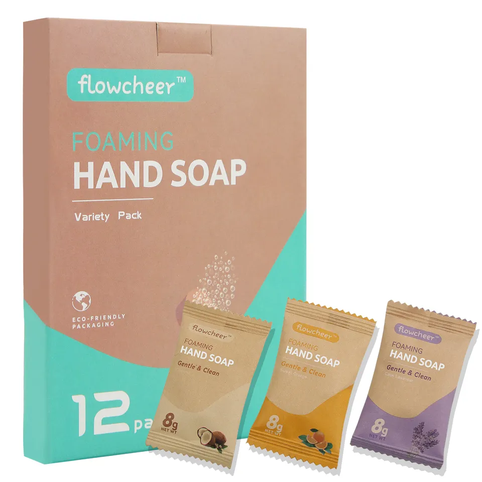 Portable Eco-Friendly Different Fragrance Foam Hand Wash Tablet Effervescent Hand Soap Cleaning Tablets For Household