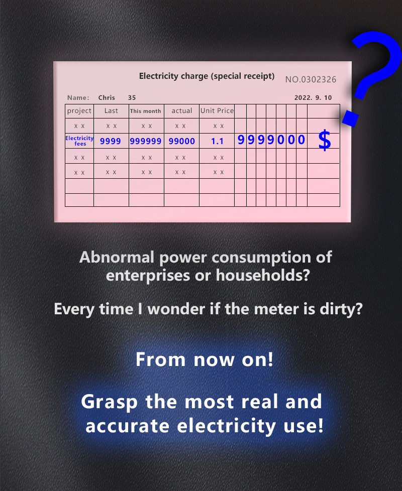 Three Phase Three Wire Power Meter 100A Din Rail RS-485 MODBUS-RTU Voltage Current Collector Bidirectional Solar Energy Meter