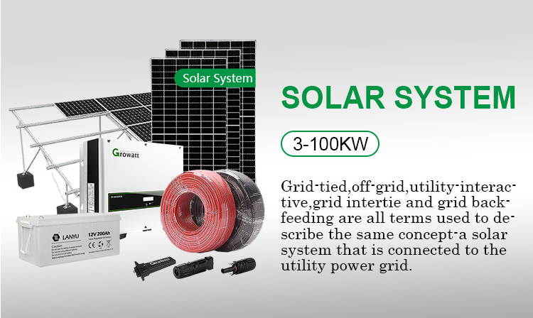 5Kw 10Kw 15Kw 30Kw Solar System Battri Hybrid Recycling System Solar Kit 5Kw 10Kw 12Kw 15Kw 18Kw 20Kw 25Kw 30Kw Rm