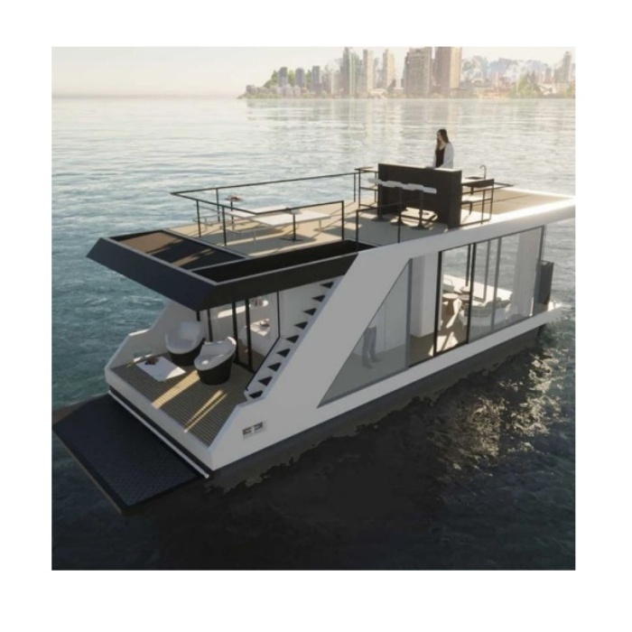 Yuanmeng 11m 37ft luxury  Party pontoon Boat House Boat for Sale