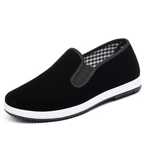 B-A276 Men's shoes a new generation of lazy shoes, fashionable and casual, one foot water washed canvas shoes