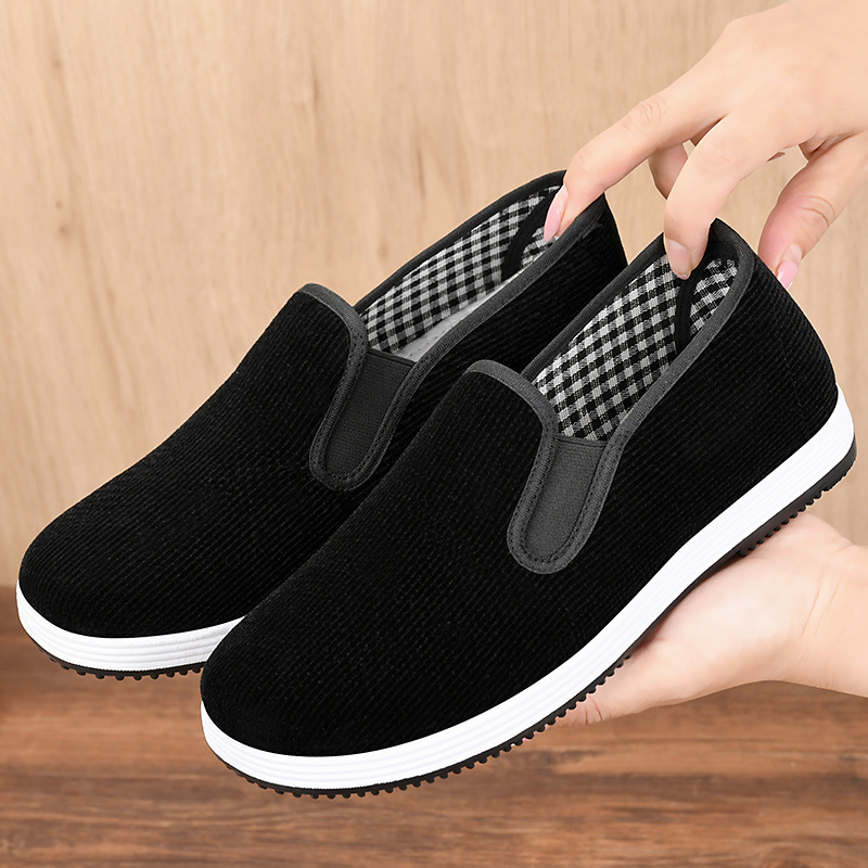 B-A276 Men's shoes a new generation of lazy shoes, fashionable and casual, one foot water washed canvas shoes