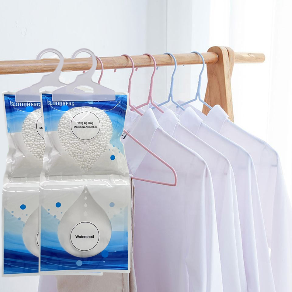 Household Chemical Closet Hanging Dehumidifier bag Closet Hanging Moisture Absorber Dehumidifier Bag