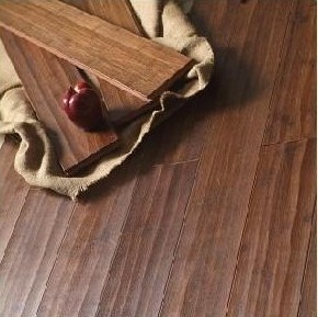 Custom Interior Decoration Eco-friendly Handscraped Strand Woven Bamboo Flooring