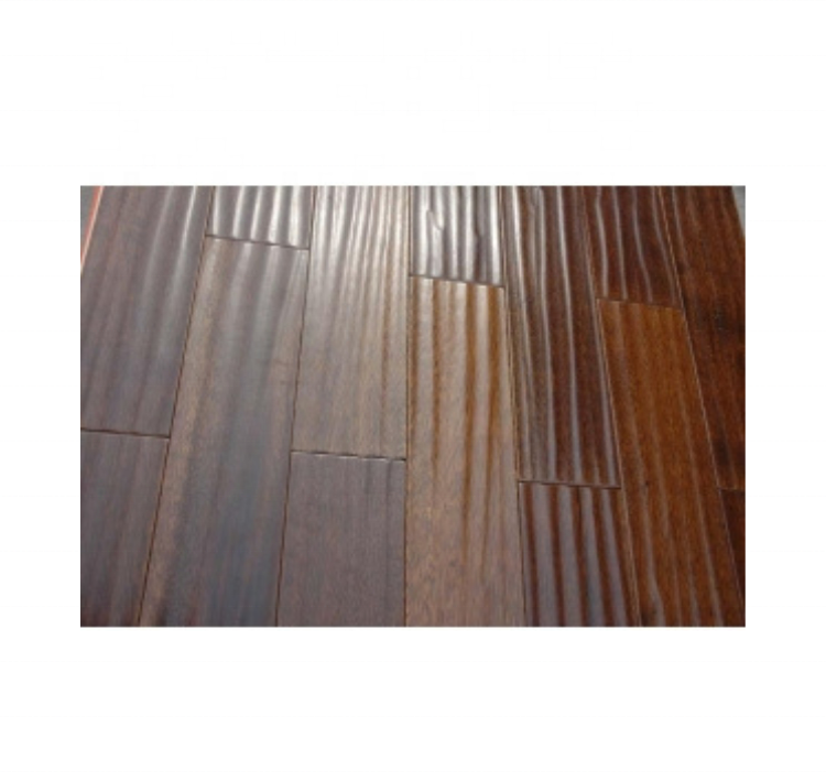 Custom Interior Decoration Eco-friendly Handscraped Strand Woven Bamboo Flooring