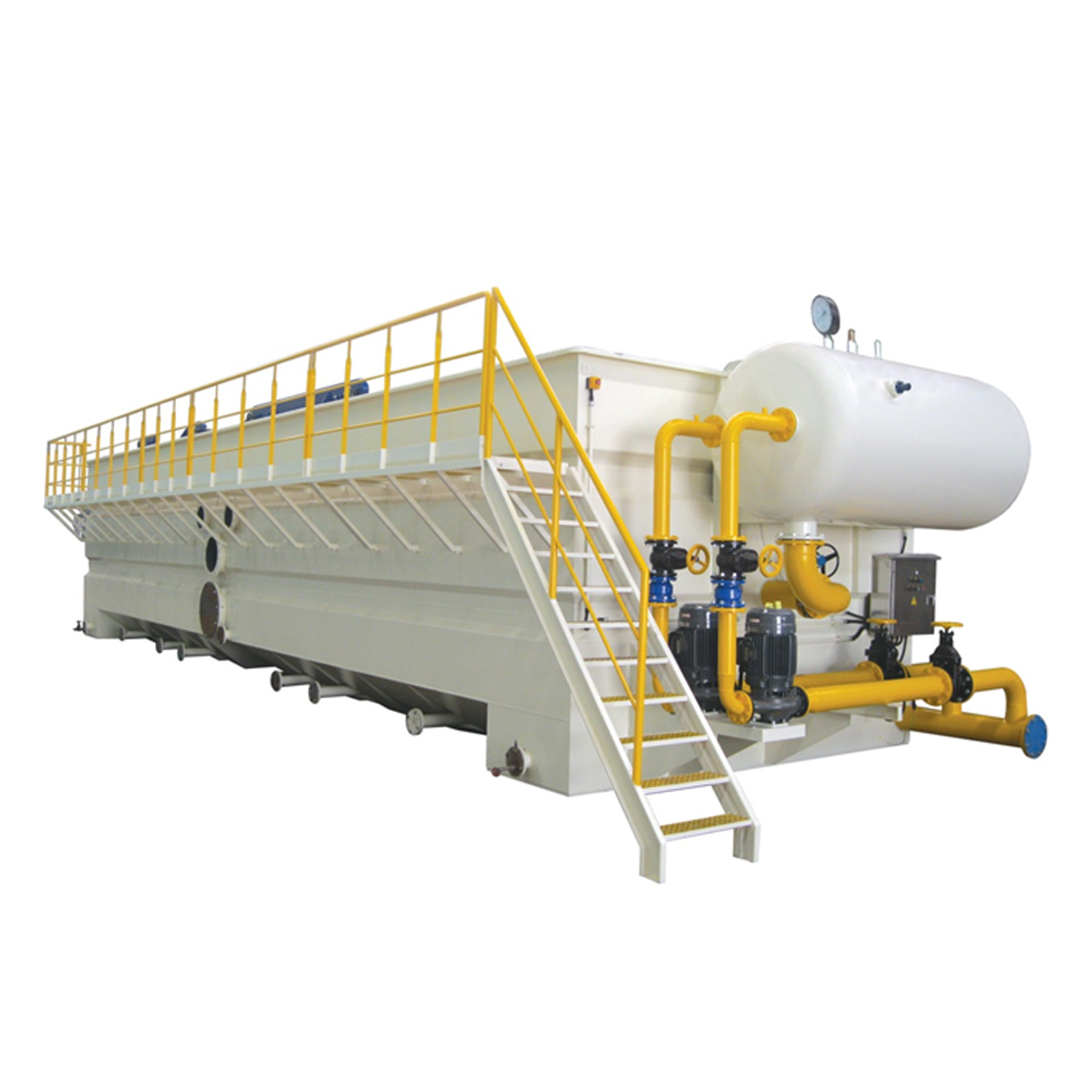 Daf System Dissolved Air Flotation Machine For Sludge Waste Water Treatment