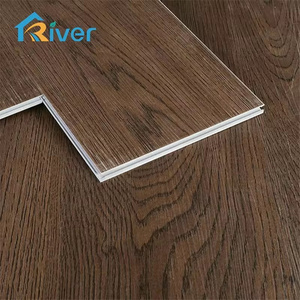 Luxury click lock installing glue down vinyl sheet wood plank spc flooring