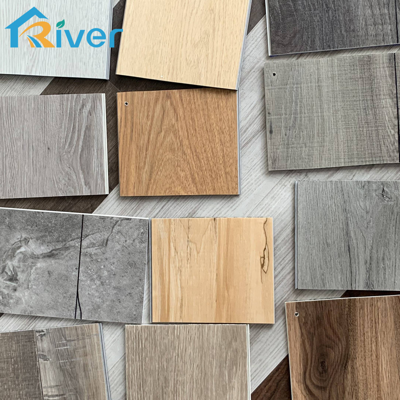 waterproof lvt hybrid bathroom tiles walls and floors wooden VINYL FLOOR TILE spc lvp flooring plank