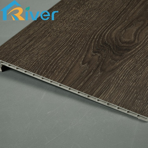 2024 OEM Factory Wholesale Wood Look Plastic PVC Stair Nose Flooring Skirting Board SPC Plastic Vinyl Flooring