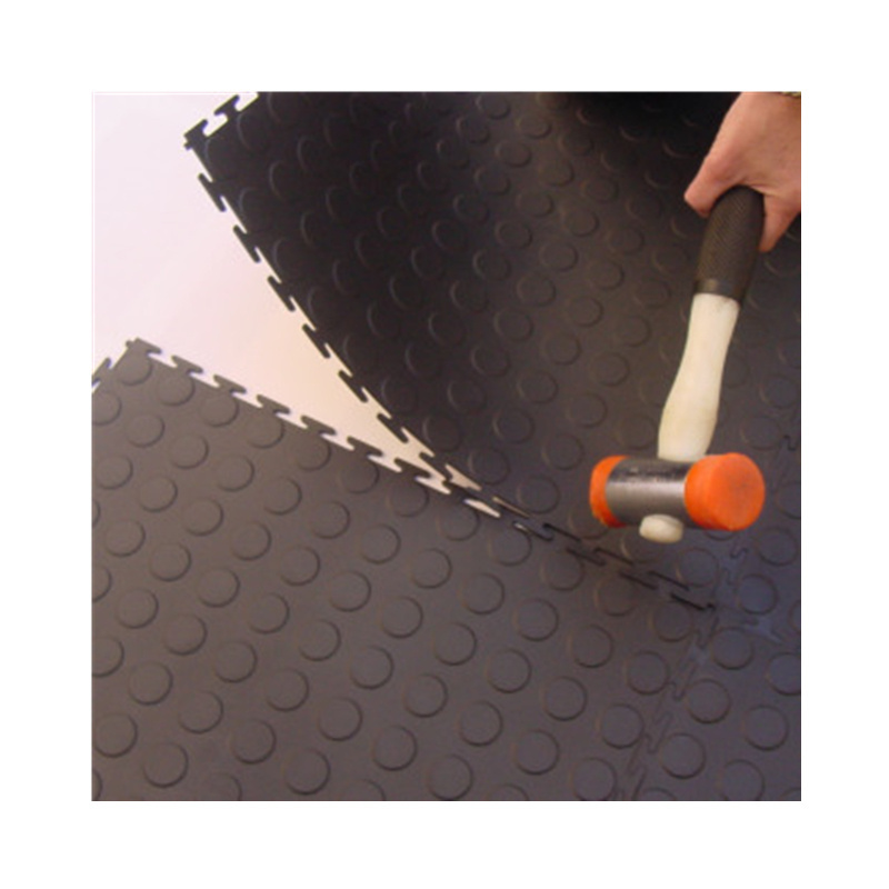 Custom made PVC interlocking plastic garage floor tiles for store rooms