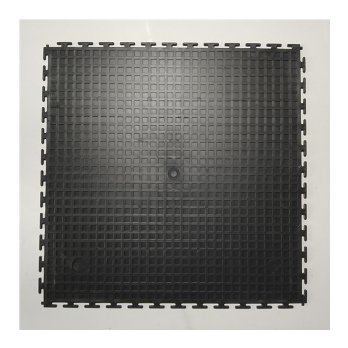 Custom made PVC interlocking plastic garage floor tiles for store rooms