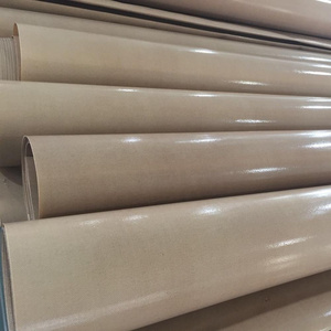 Woven fiberglass fabric coated with PTFE