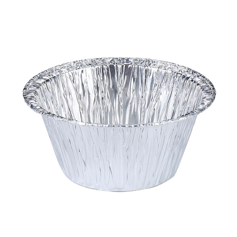 Recyclable Aluminum Foil Round Hotel Party Bakery Baking Cake Sauce Fruit Cup Pizza Pie Pan Soup Small Container