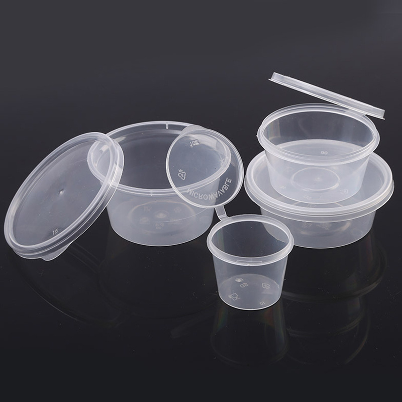 Disposable Dipping Soy Condiment Sweet Chili Take Out Salad Dressing Condiment Food Sauce Tasting Cup Bowl Packaging Containers