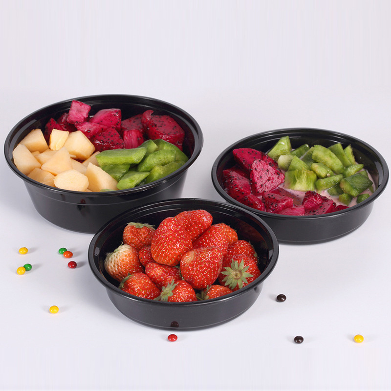 Hot Sale Manufacturer Wholesale Eco-friendly Plastic Tiffin Lunch Bento Packaging Box To go Food Bowl Meal Prep Container