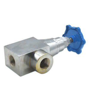 2023 Hot selling  JZFS-J25LTM straight female  hydraulic shut-off valve for gas pipeline