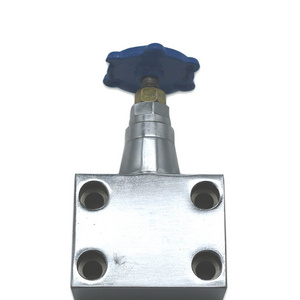 Modern design  High performance JZFS-J25LTM straight female  hydraulic shut-off valve for gas pipeline