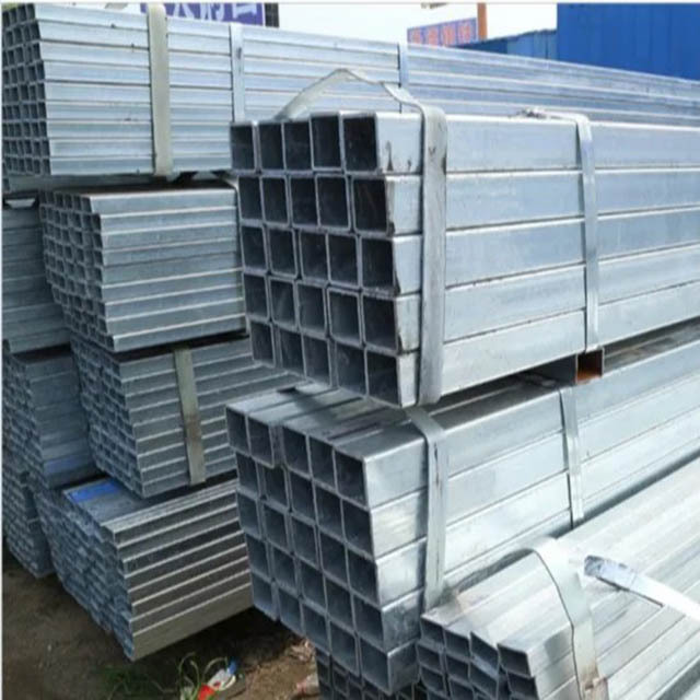 Erw Steel Square Tubing Standard Sizes Pre Zinc Coated Square Galvanized Steel Pipe 4