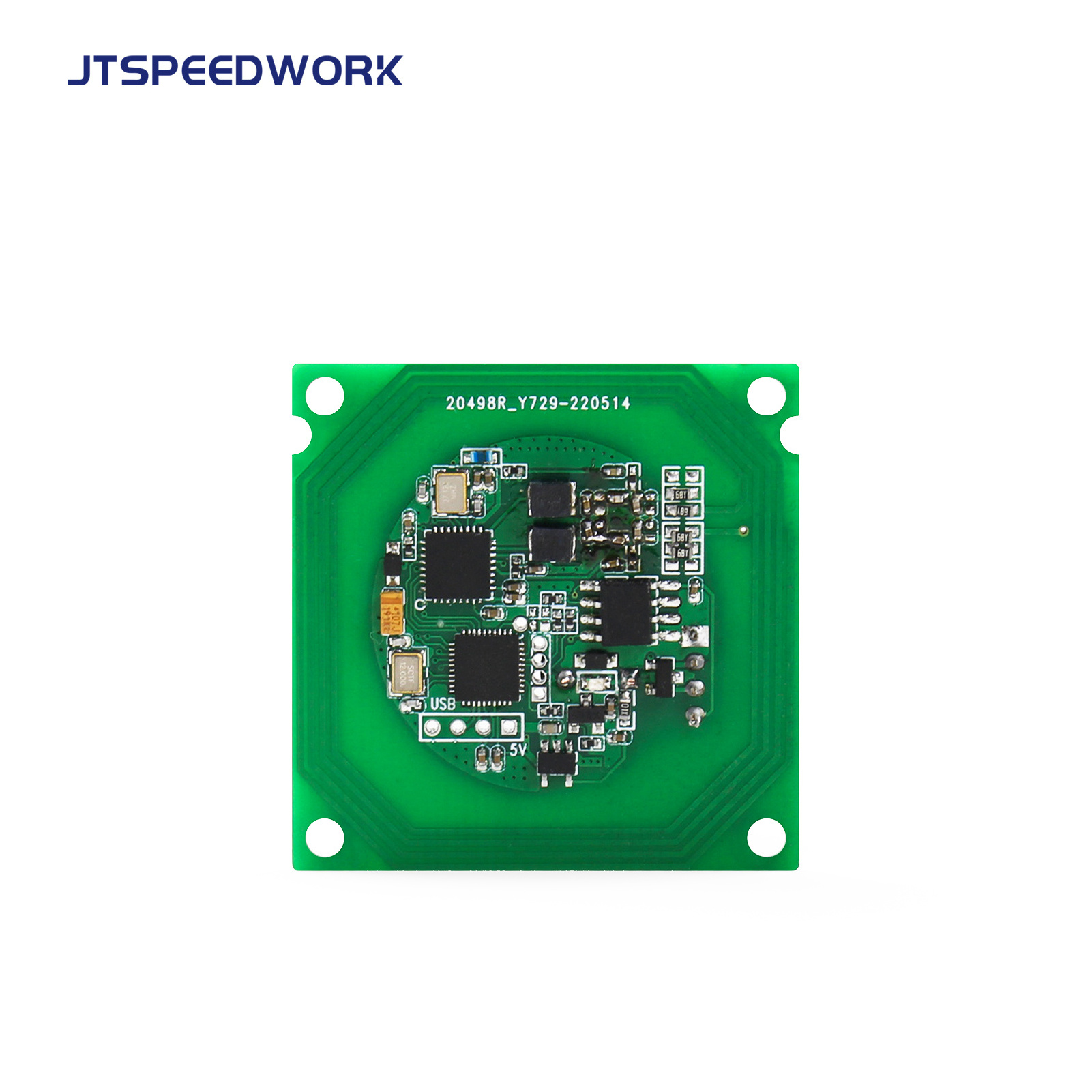 JT-1550  HF RFID 13.56MHz Module Chip ISO15693  ISO14443A/B for ID Card Credit Card Payment Reader Writer PCBA Board