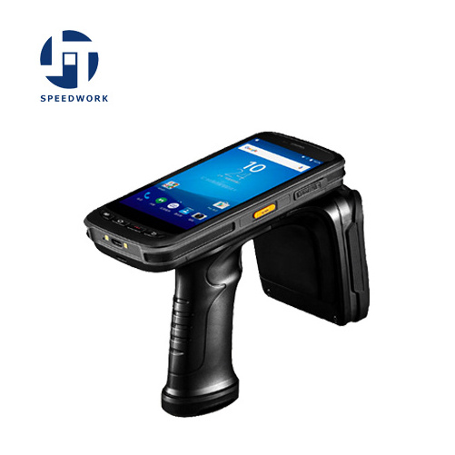 JT-972 UHF RFID Handheld Reader Type-C USB Portable RFID Reader Long Range Handheld 5.5 Inch Handheld RFID Reader Rugged PDA