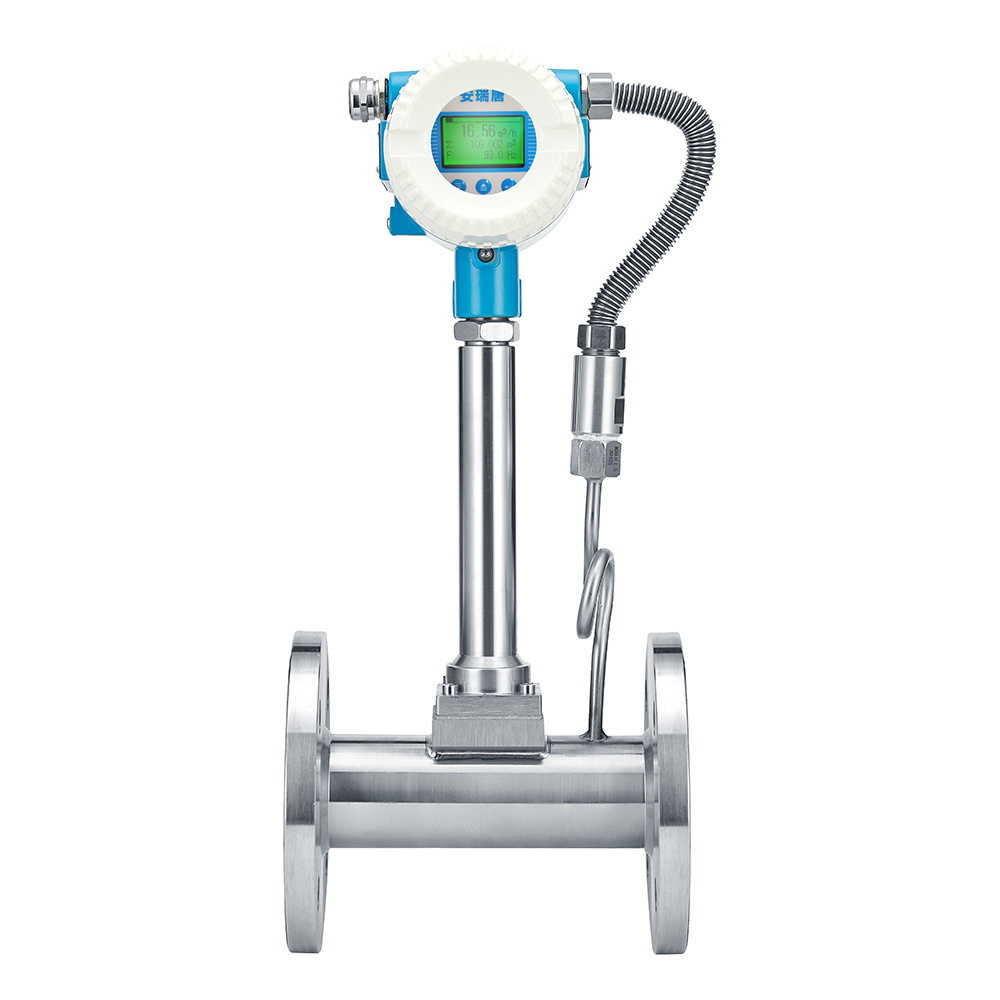 High Quality vortex Flow meter Steam Co2 Gas Air Flowmeter vortex flow transmitter