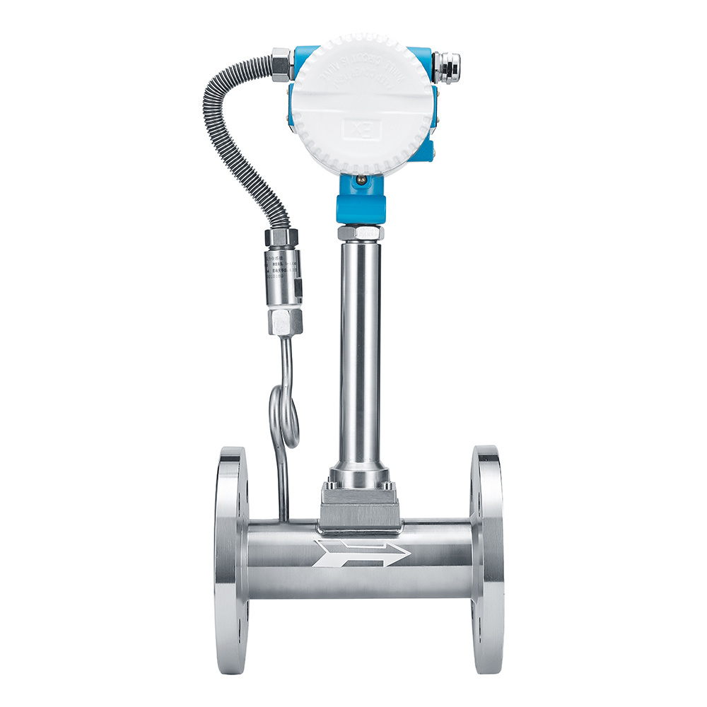 High Quality vortex Flow meter Steam Co2 Gas Air Flowmeter vortex flow transmitter