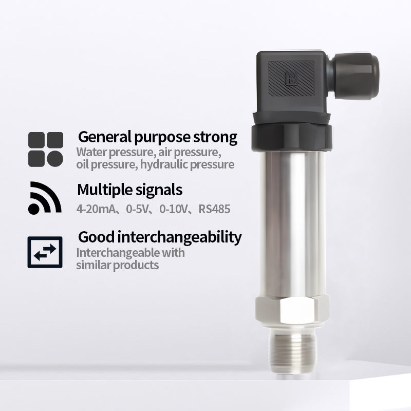 Universal Pressure Transducer Flush Diaphragm Type Pressure Sensor 4-20mA Industry Sanitary Pressure Transmitter