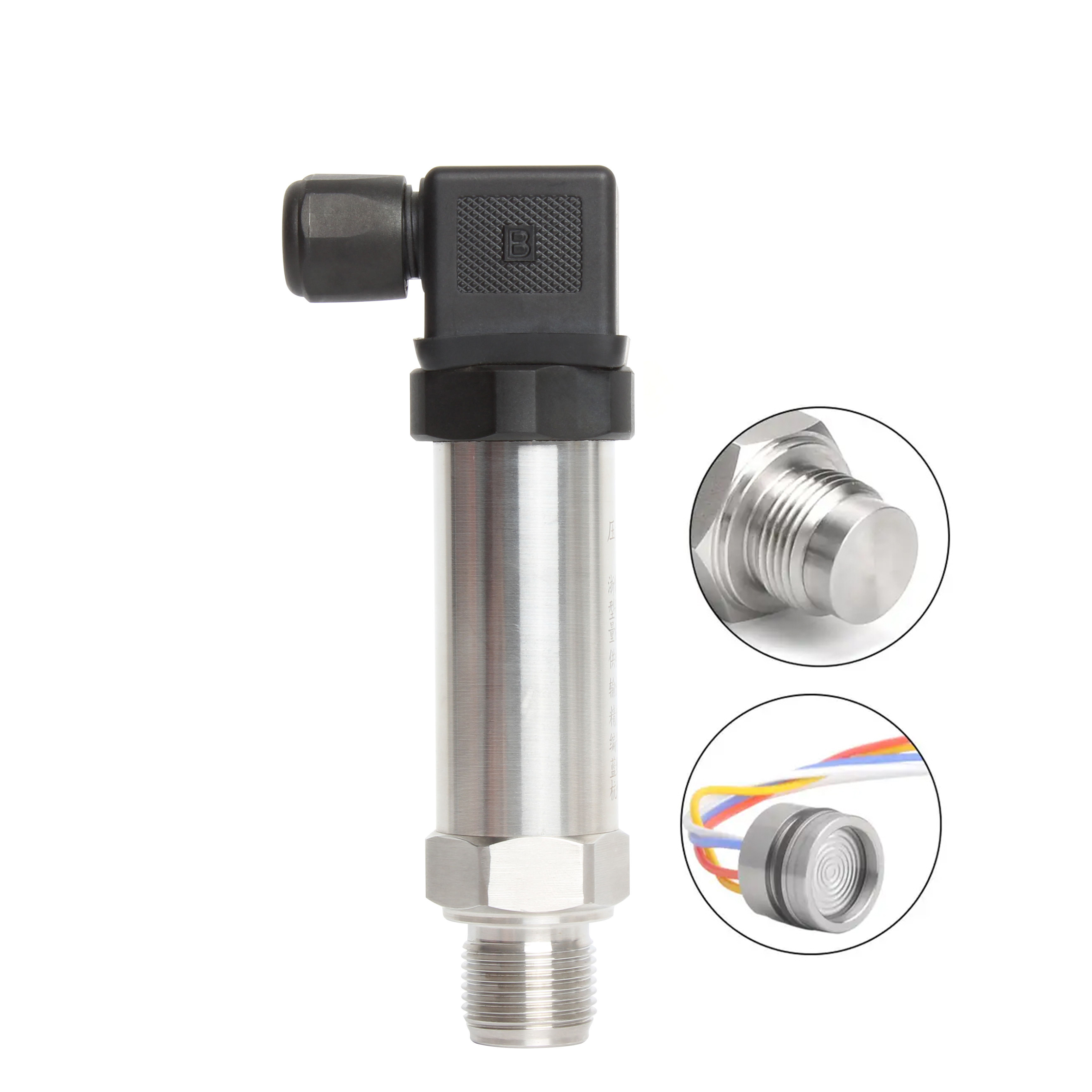 Universal Pressure Transducer 4-20mA Output Food Grade Sanitary Flush Diaphragm Hygienic Industrial Pressure Sensor Transmitter