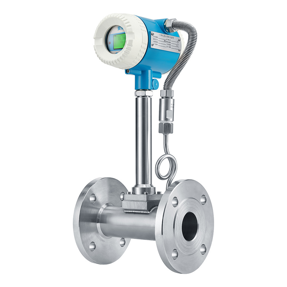 High Quality vortex Flow meter Steam Co2 Gas Air Flowmeter vortex flow transmitter