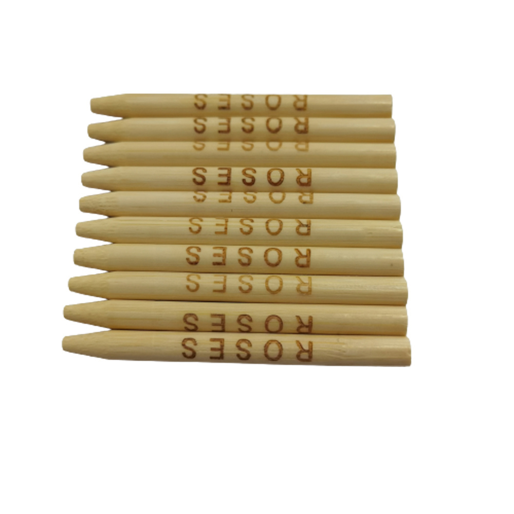 easy use  light carbonized Bamboo packing stick bamboo Poker sticks king palm pre rolls cones bamboo stick king palm