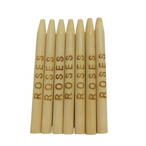 easy use  light carbonized Bamboo packing stick bamboo Poker sticks king palm pre rolls cones bamboo stick king palm