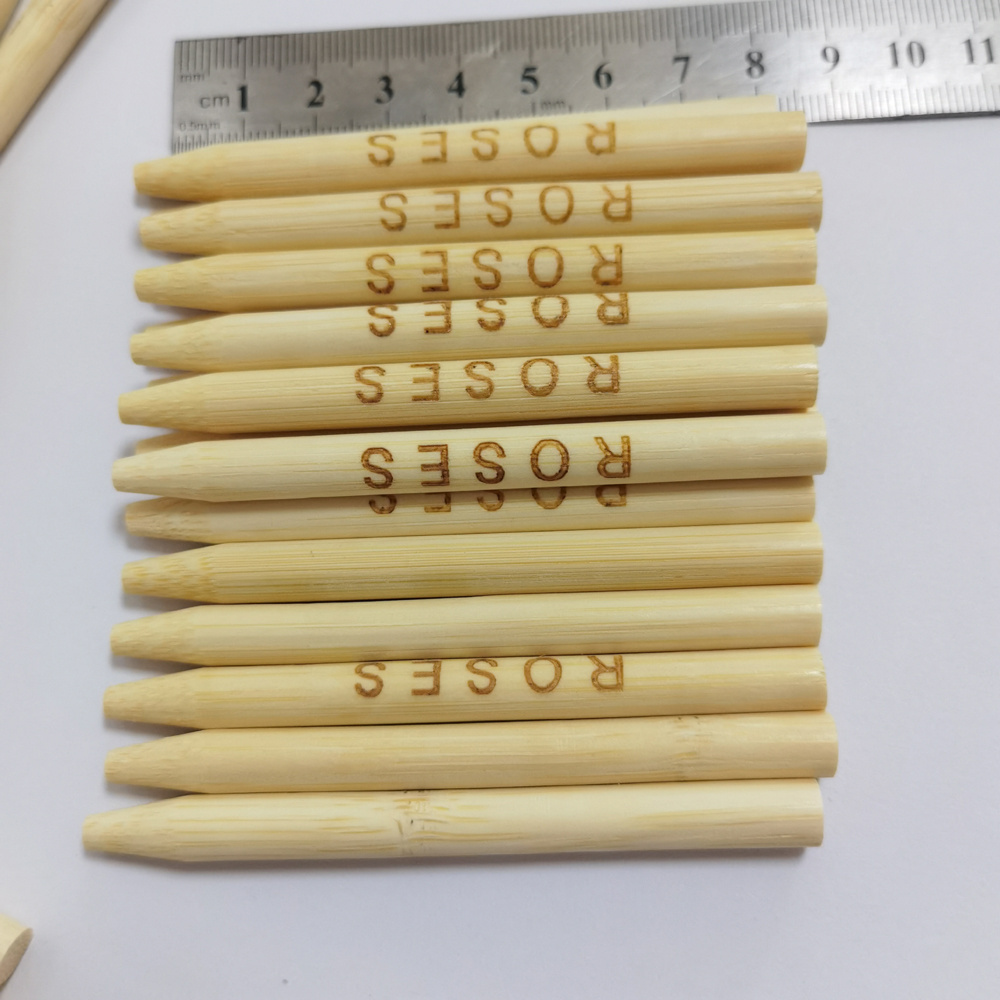 Short Bamboo Stick Customized New Design bamboo pick pusher sticks tobacco stick