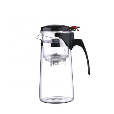 Heat Resistant Glass Tea Pot with Tea Infuser Strainer Filter