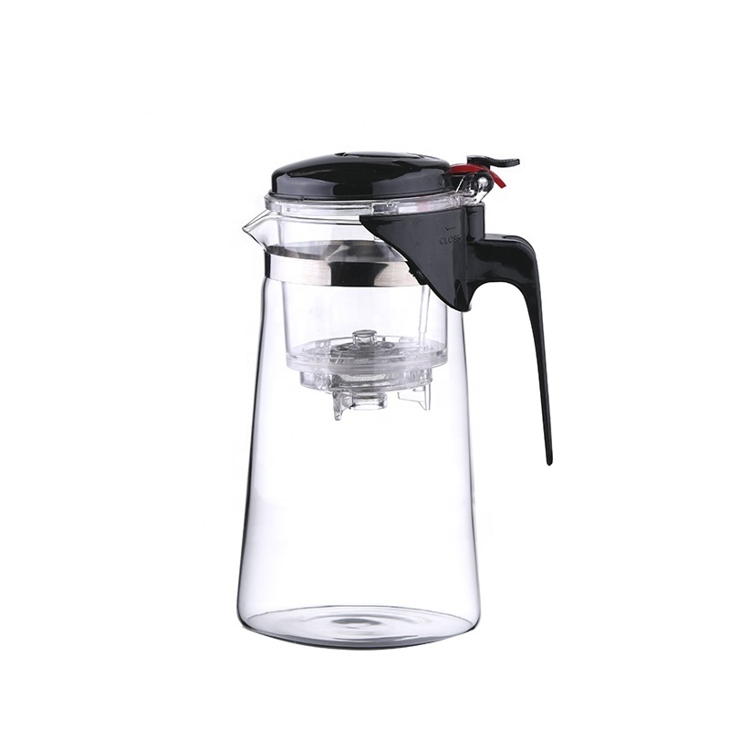 Heat Resistant Glass Tea Pot with Tea Infuser Strainer Filter