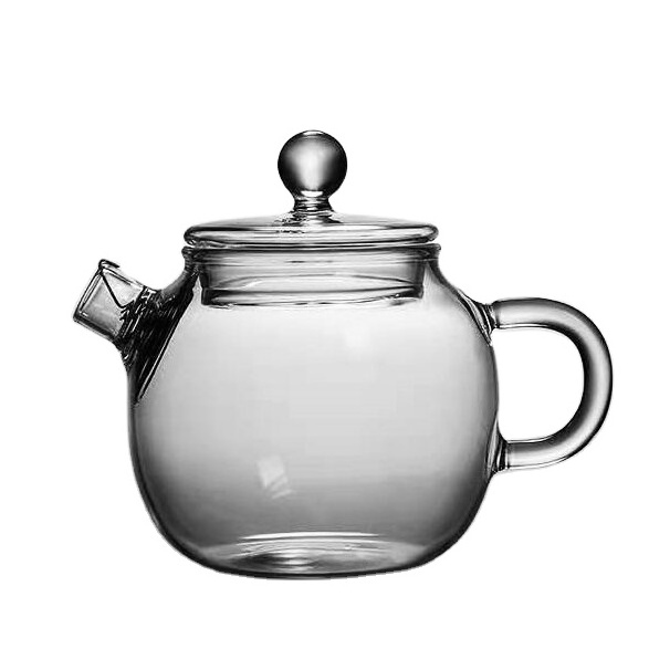 for one clear high quality gong fu cha mini small 150ml 200ml 250ml  350 heat-resistant glass stovetop flower teapot