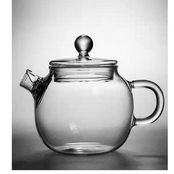 for one clear high quality gong fu cha mini small 150ml 200ml 250ml  350 heat-resistant glass stovetop flower teapot