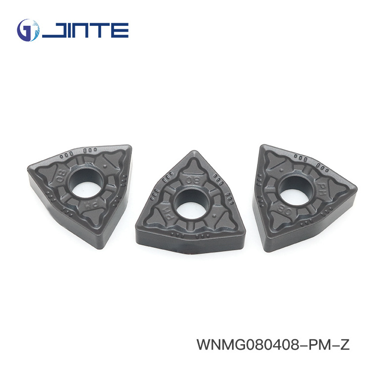 Jinte WNMG 080408-PM Carbide Turning CNC Inserts Cutting Tools for Steel Machining