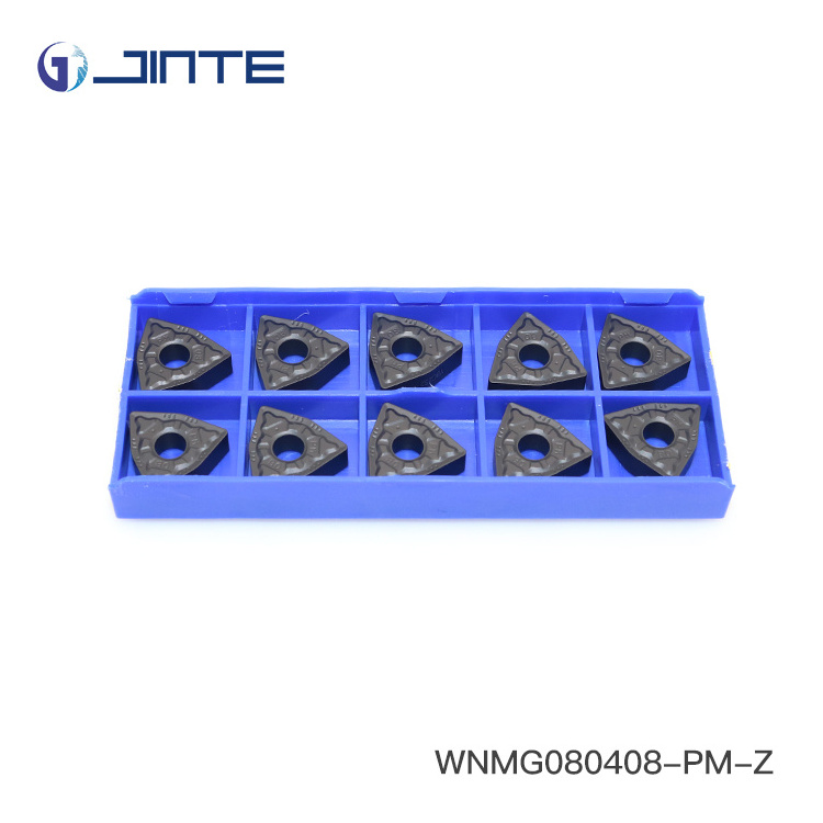 Jinte WNMG 080408-PM Carbide Turning CNC Inserts Cutting Tools for Steel Machining