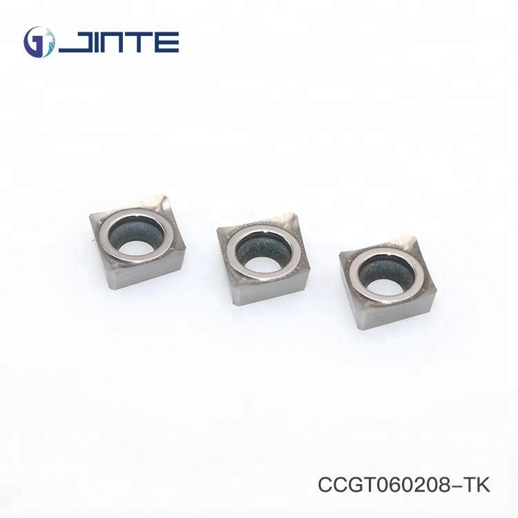 CCGT 060208-TK Cermet Carbide Insert Cutting Tool for Aluminum Alloy