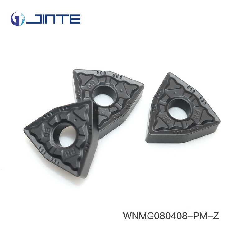 Jinte WNMG 080408-PM Carbide Turning CNC Inserts Cutting Tools for Steel Machining