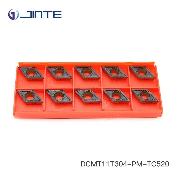 CNC cutting tools tungsten cemented carbide hard alloy inserts for DCMT11T304-PM-TC520 lathe