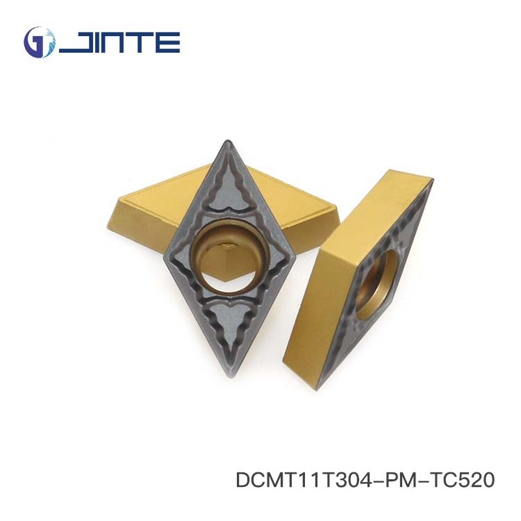 CNC cutting tools tungsten cemented carbide hard alloy inserts for DCMT11T304-PM-TC520 lathe