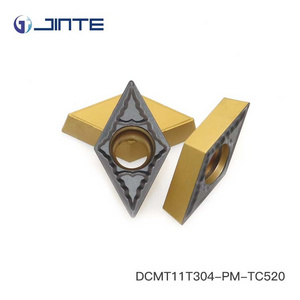 CNC cutting tools tungsten cemented carbide hard alloy inserts for DCMT11T304-PM-TC520 lathe