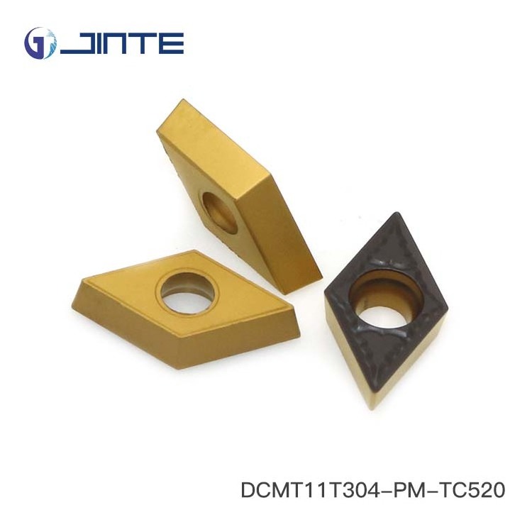 CNC cutting tools tungsten cemented carbide hard alloy inserts for DCMT11T304-PM-TC520 lathe